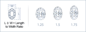 Oval Width to Height Ratio